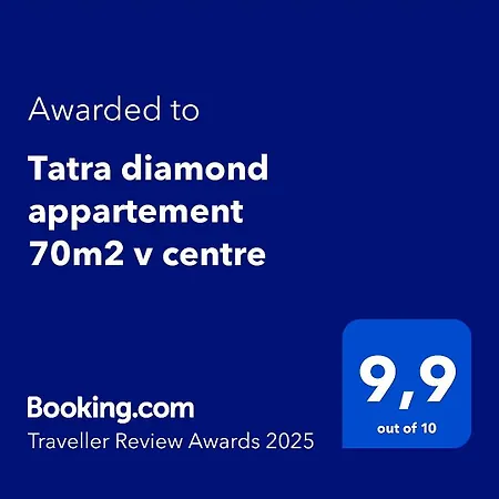 Apartman Tatra Diamond 70m2 V Centre Poprád